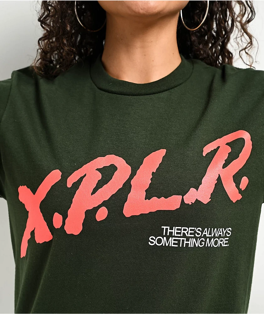 XPLR Dare Dark Green T-Shirt