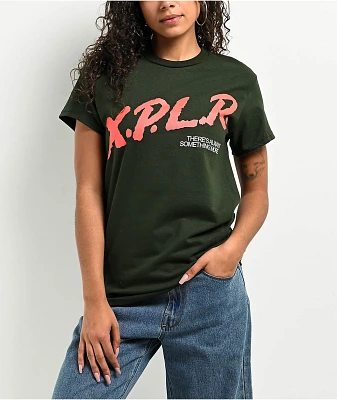 XPLR Dare Dark Green T-Shirt