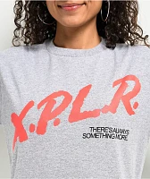 XPLR Dare Grey Long Sleeve T-Shirt