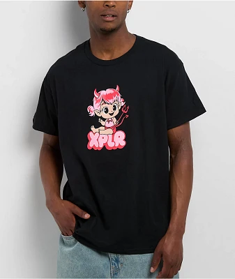 XPLR Devil Girl Black T-Shirt