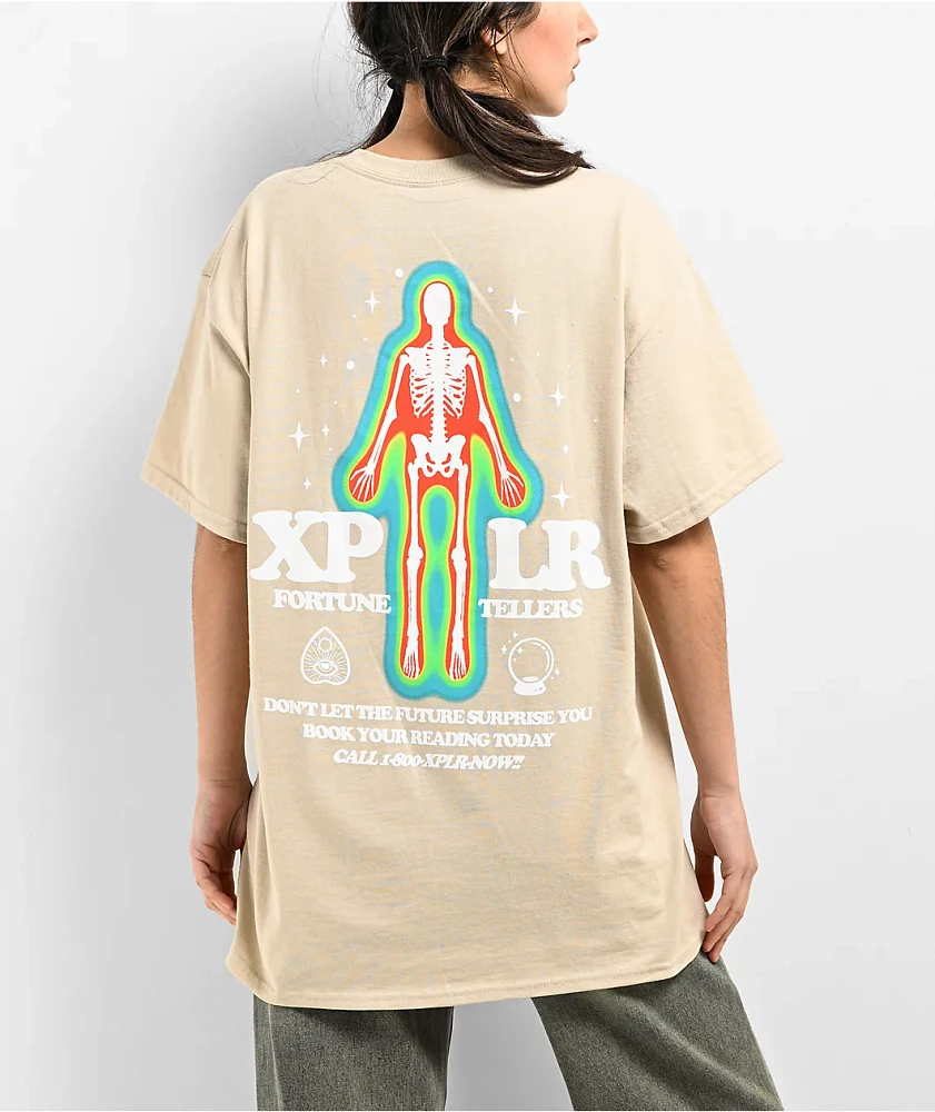 XPLR Fortune Teller Sand T-Shirt