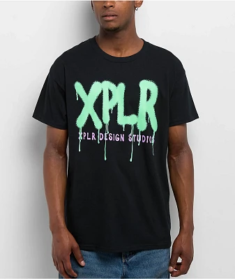 XPLR Graffiti Black T-Shirt