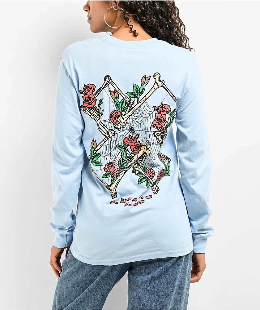 XPLR Grave Light Blue Long Sleeve T-Shirt