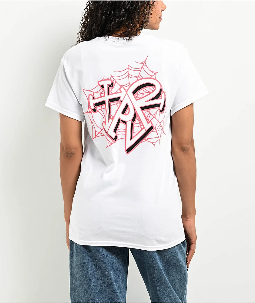 XPLR Haunted Heart White T-Shirt