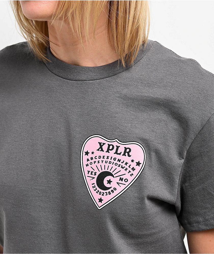 XPLR Ouija Board Charcoal T-Shirt