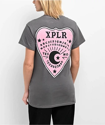 XPLR Ouija Board Charcoal T-Shirt