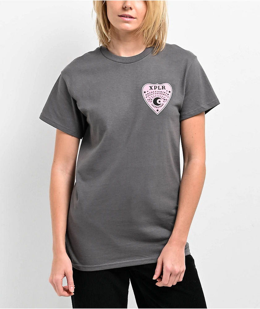 XPLR Planchette Board Charcoal T-Shirt