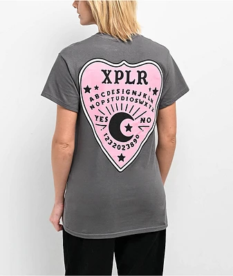 XPLR Planchette Board Charcoal T-Shirt