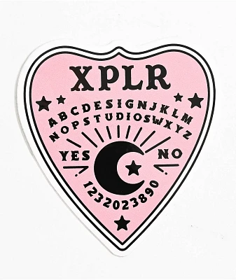 XPLR Planchette Sticker 