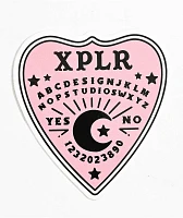 XPLR Planchette Sticker