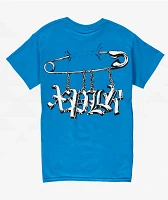 XPLR Punk Pin Sapphire Blue T-Shirt