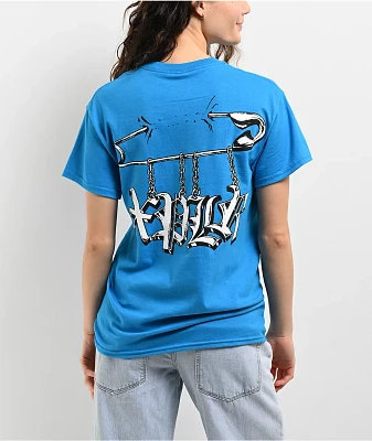 XPLR Punk Pin Sapphire Blue T-Shirt