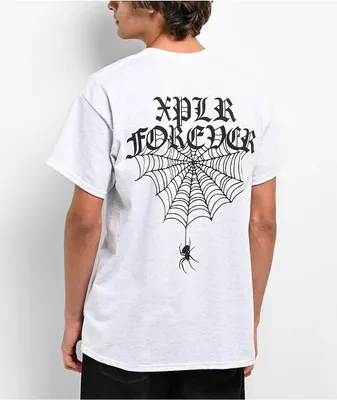 XPLR Spider Ash Grey T-Shirt