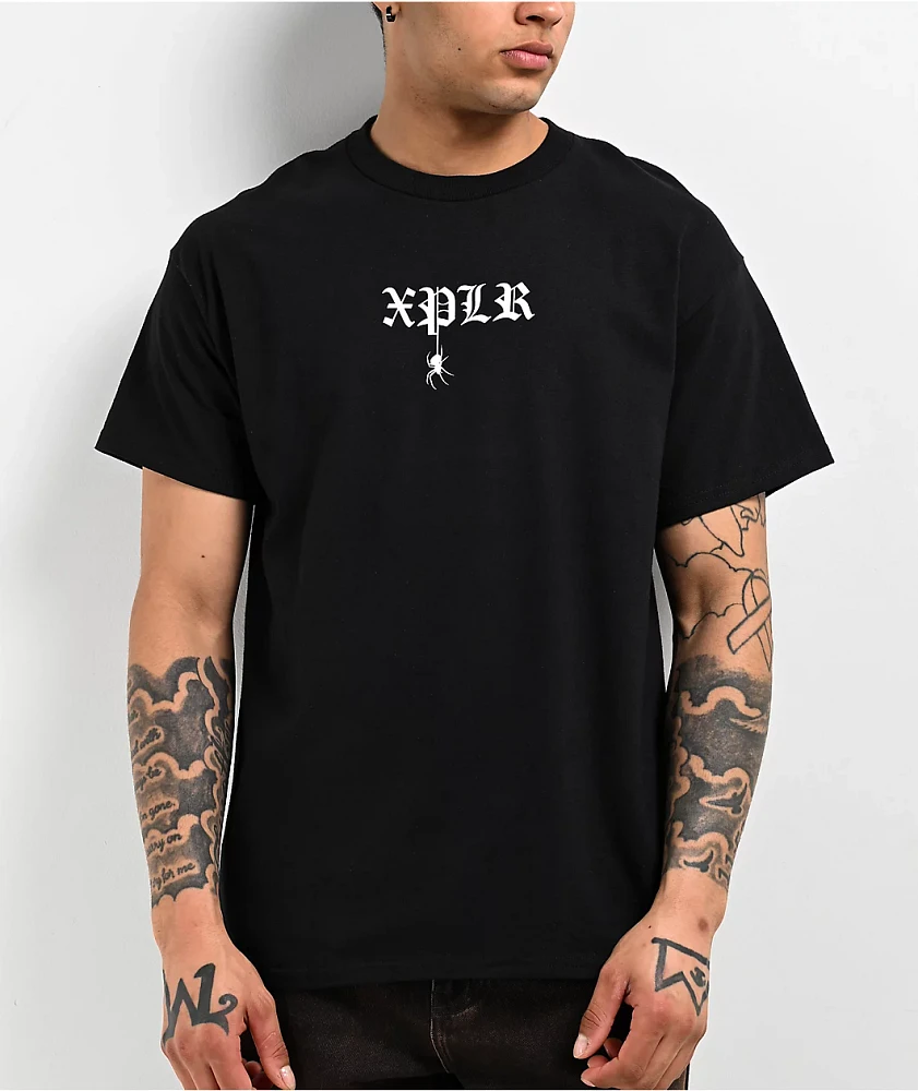 XPLR Spider Black T-Shirt