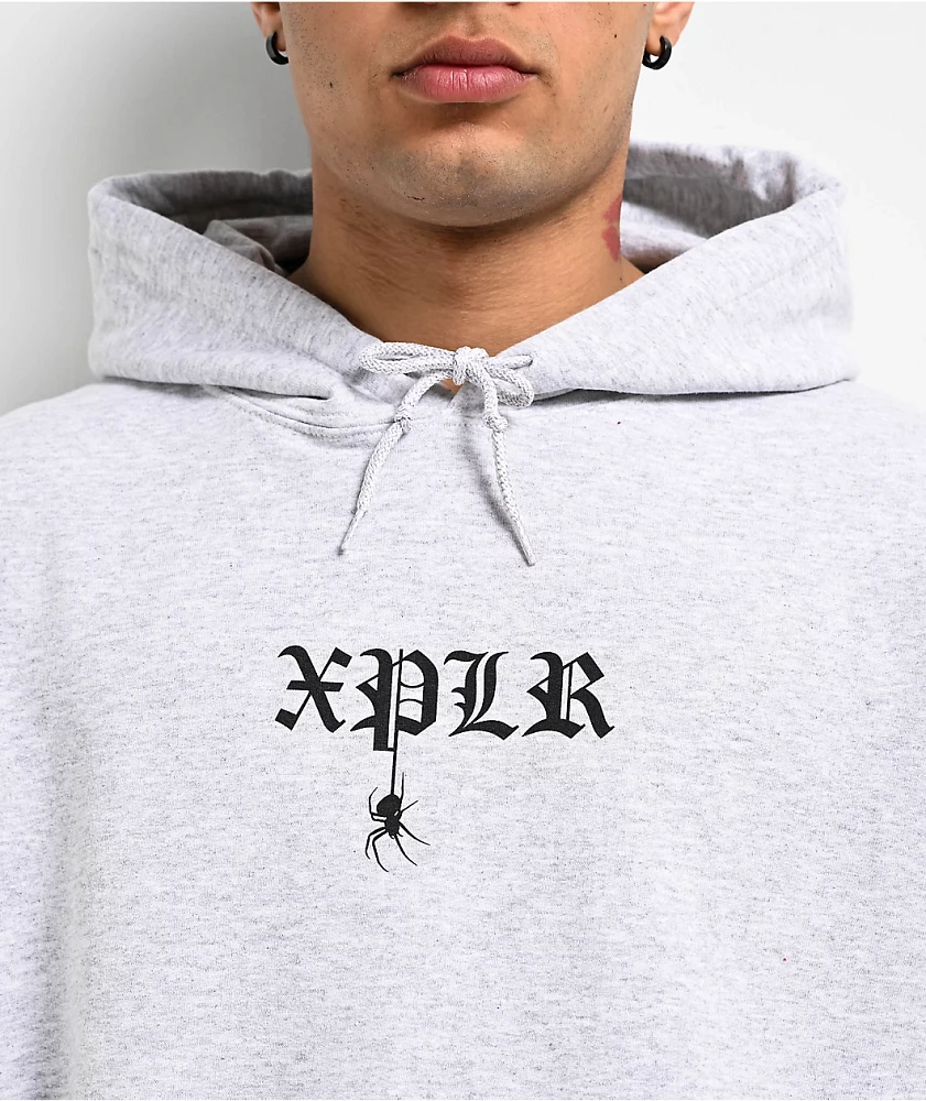 XPLR Spider Grey Hoodie