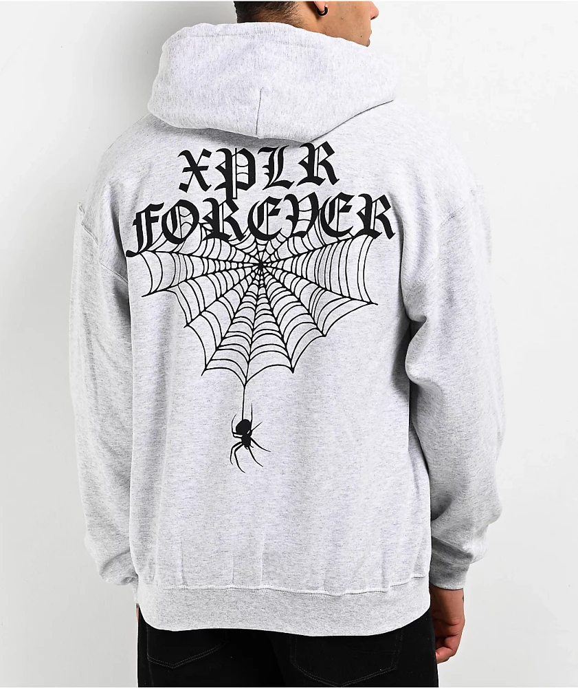 XPLR Spider Grey Hoodie