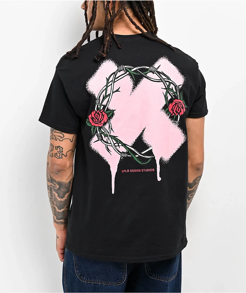 XPLR Thorns Black T-Shirt