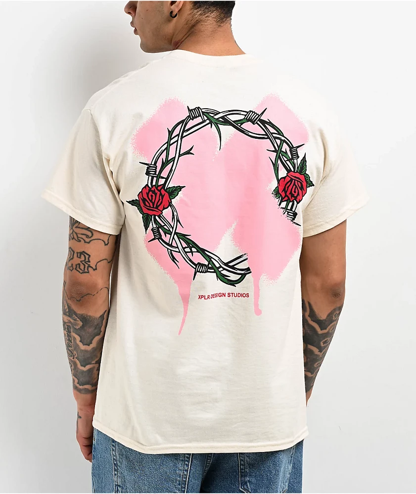 XPLR Thorns Natural T-Shirt