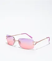 Y2K Pink & Purple Sunglasses