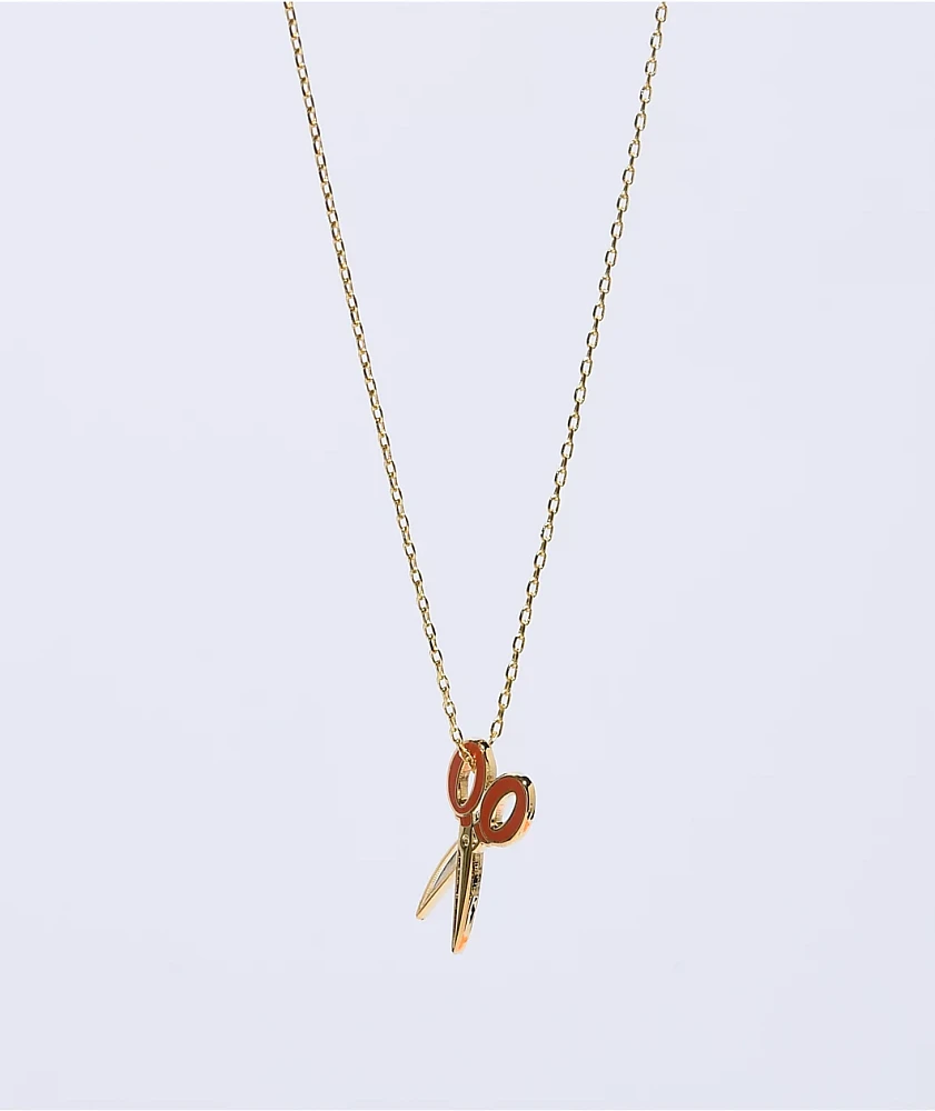 Yellow Owl Workshop Scissors Necklace