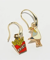 Yellow Owl Workshop Seagull & Fries Earrings