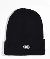 Yew Eye Black Beanie