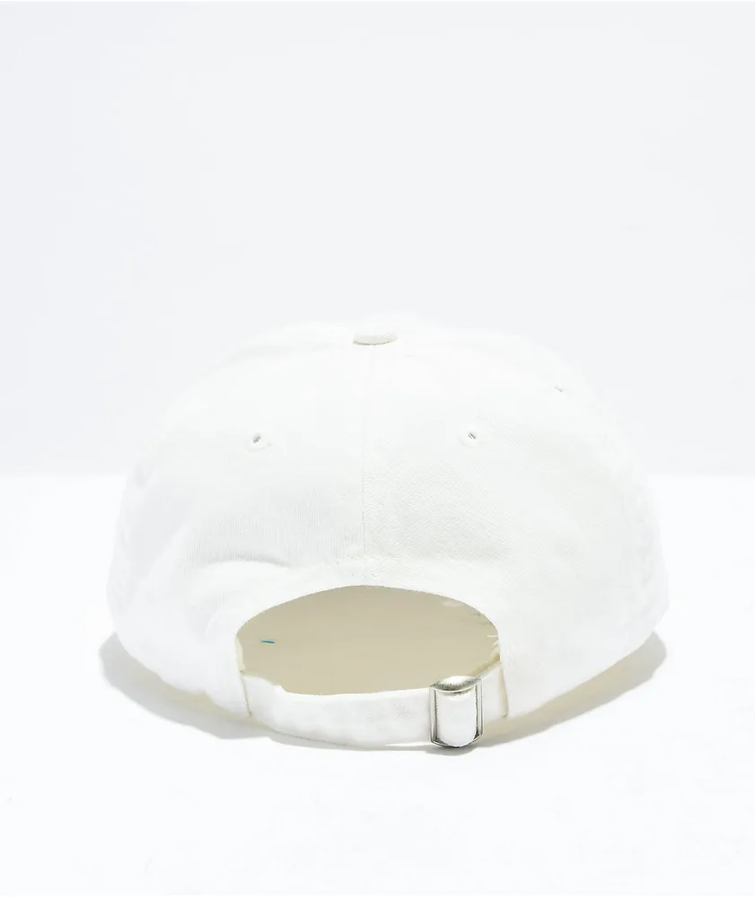 Your Highness Adeline White Distressed Strapback Hat