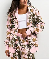 Your Highness Autumn Camo Pink Zip Hoodie