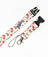 Your Highness Cherry Pie White Lanyard