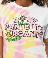Your Highness Don't Panic It's Organic Pink & Orange Tie Dye T-Shirt