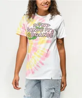 Your Highness Don't Panic It's Organic Pink & Orange Tie Dye T-Shirt