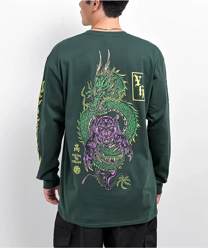 Your Highness Dragon Chaser Grey Long Sleeve T-Shirt