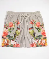 Your Highness Finch Tan Mesh Shorts