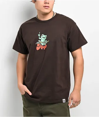 Your Highness Happy Toad Brown T-Shirt