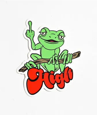 Your Highness Happy Toad Sticker
