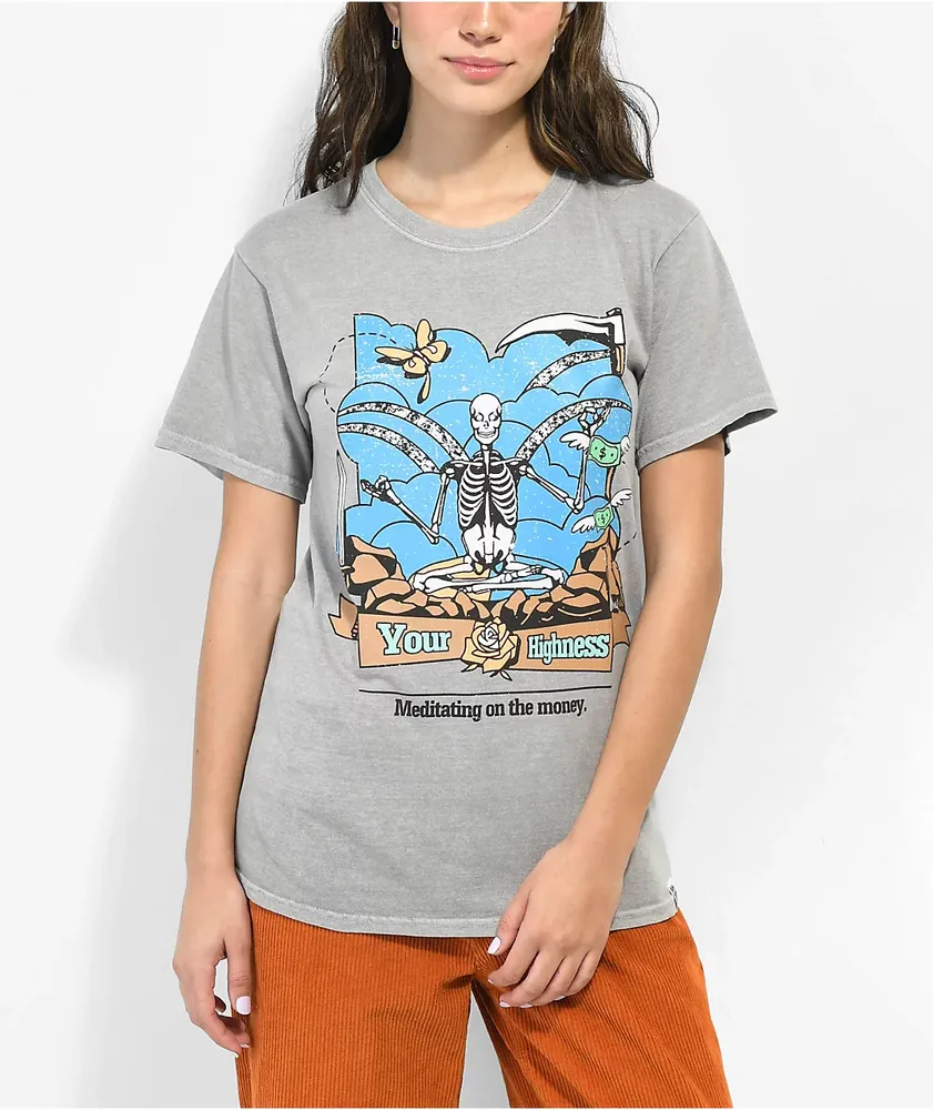 Your Highness Meditating Grey T-Shirt