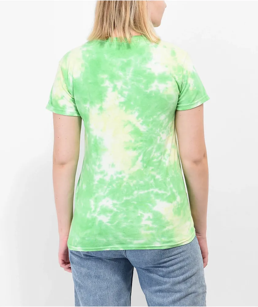 Your Highness Money Makin' Machine Green & Yellow Tie Dye T-Shirt