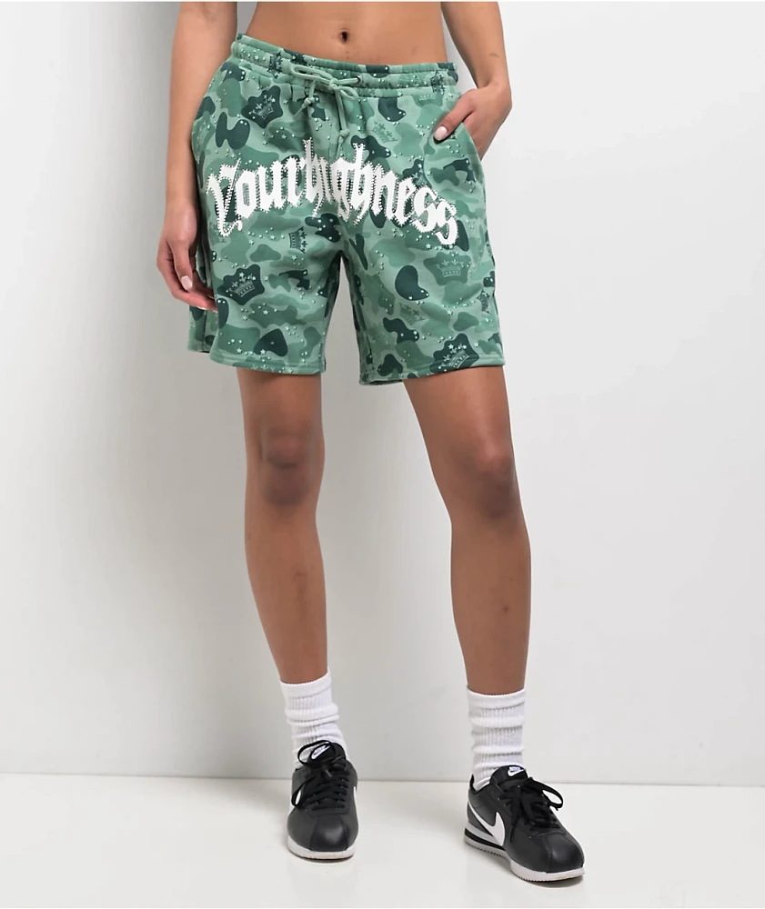 Your Highness Ocean Camo Sweat Shorts