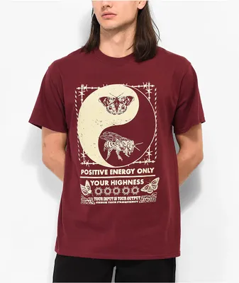Your Highness Output Maroon T-Shirt