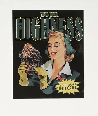 Your Highness Quality Control Sticker