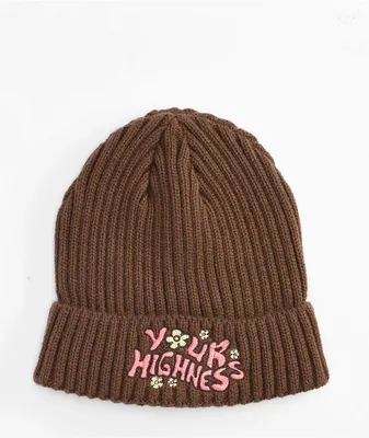 Your Highness So Mellow Brown Beanie