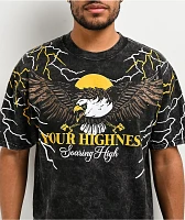 Your Highness Soaring High Black Wash T-Shirt