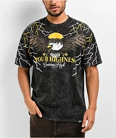 Your Highness Soaring High Black Wash T-Shirt