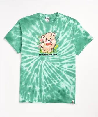 Your Highness Too Faded Green Tie Dye T-Shirt