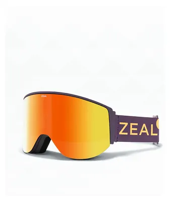 Zeal Beacon Alpenglow Pheonix Mirror Snowboarding Goggles