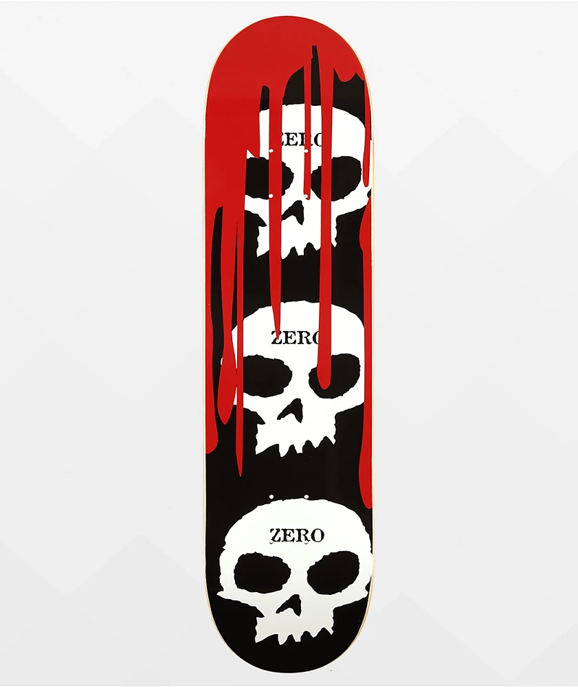 Zero 3 Skull Blood 8.0"  Skateboard Deck