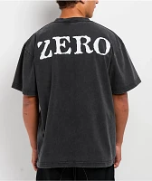Zero Big Skull Black Wash T-Shirt