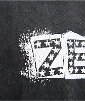 Zero Punk Stars Black Wash T-Shirt