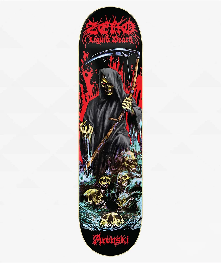 Zero x Liquid Death Arunski 8.25" Skateboard Deck