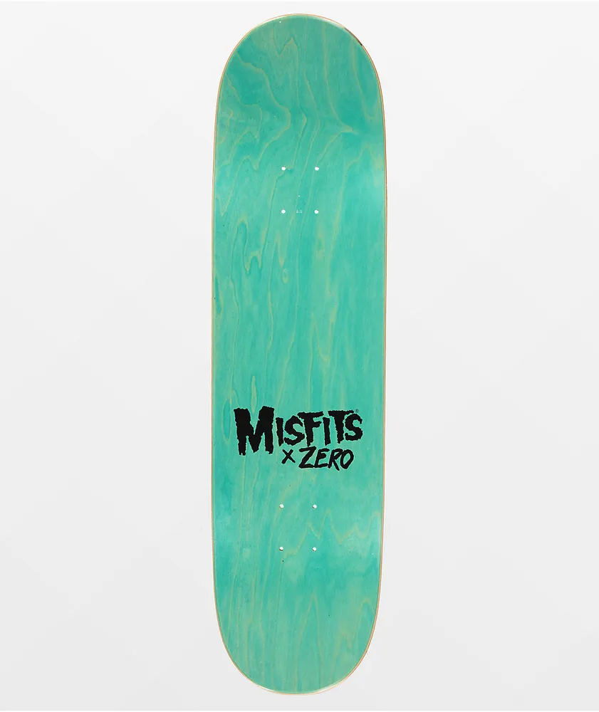 Zero x Misfits Fiend Skull 8.5" Skateboard Deck